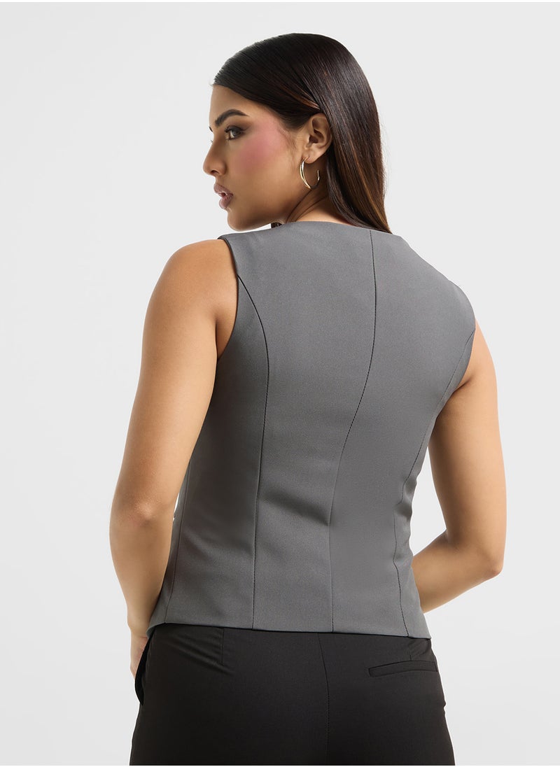 ELLA Sleeveless Vest  - Image 2