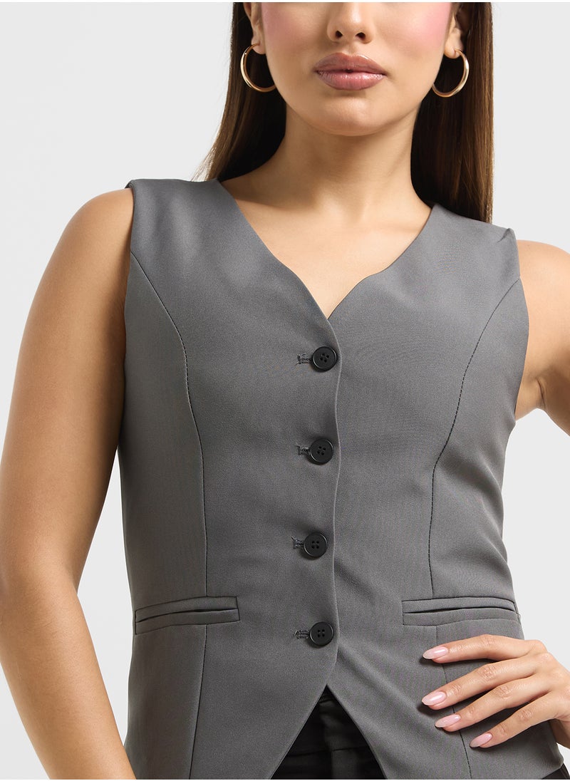 ELLA Sleeveless Vest  - Image 3