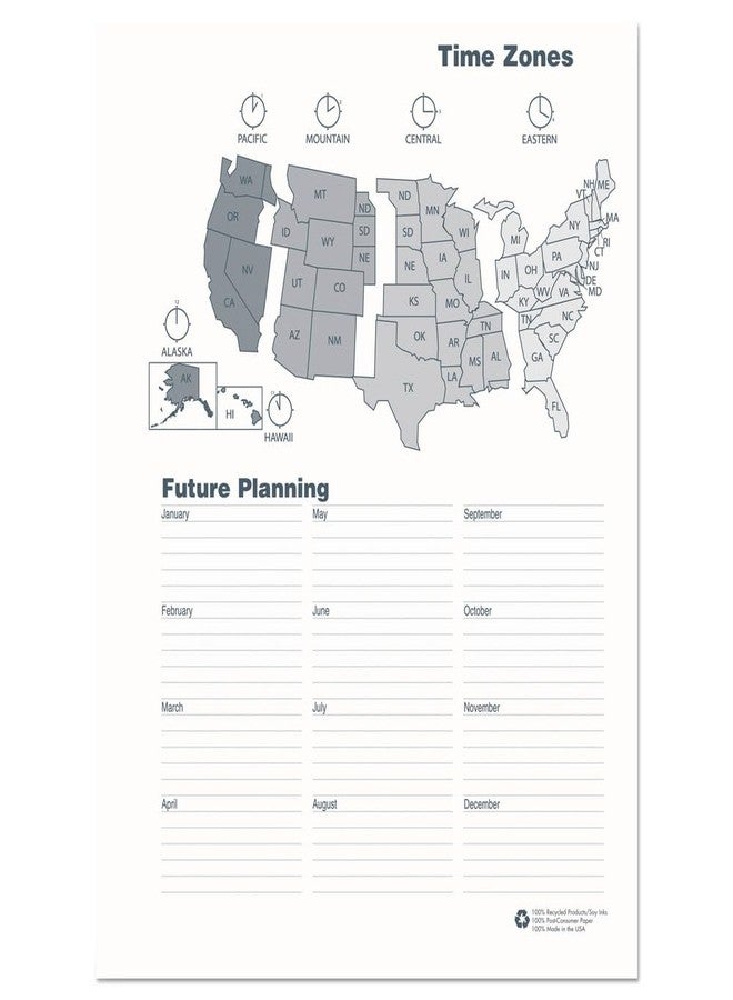 House of Doolittle 2026 Monthly Planner 8.5" x 11", Faux Leather Cover, Black (26202-26) - Image 5
