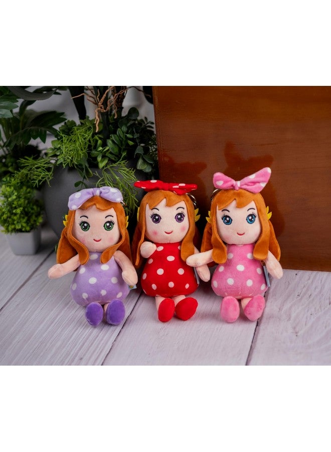 Babique Doll Hanging and Keychain Stuffed Plush Animal | Super Soft Toy | for Kids Birthday Gifts, Baby, Kids, Boys/Girls and Women (25 cm) - Image 4