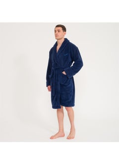 Miespiga Men's Welsoft Shawl Collar Fleece Dressing Gown  - Image 3