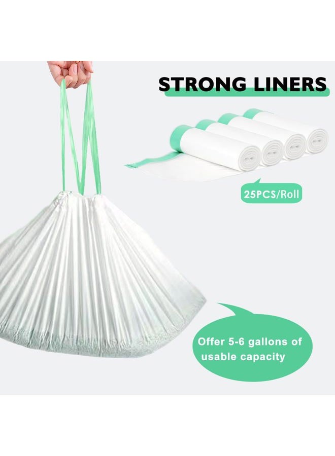 Mooydee 100 Pack Cat Litter Box Liner Bags Compatible with Self-cleaning Cat Litter Box, Thick Heavy Duty Drawstring Waste Drawer Liners Compatible with PURA X/MAX Automatic Litter Box -23" x 12" - Image 4