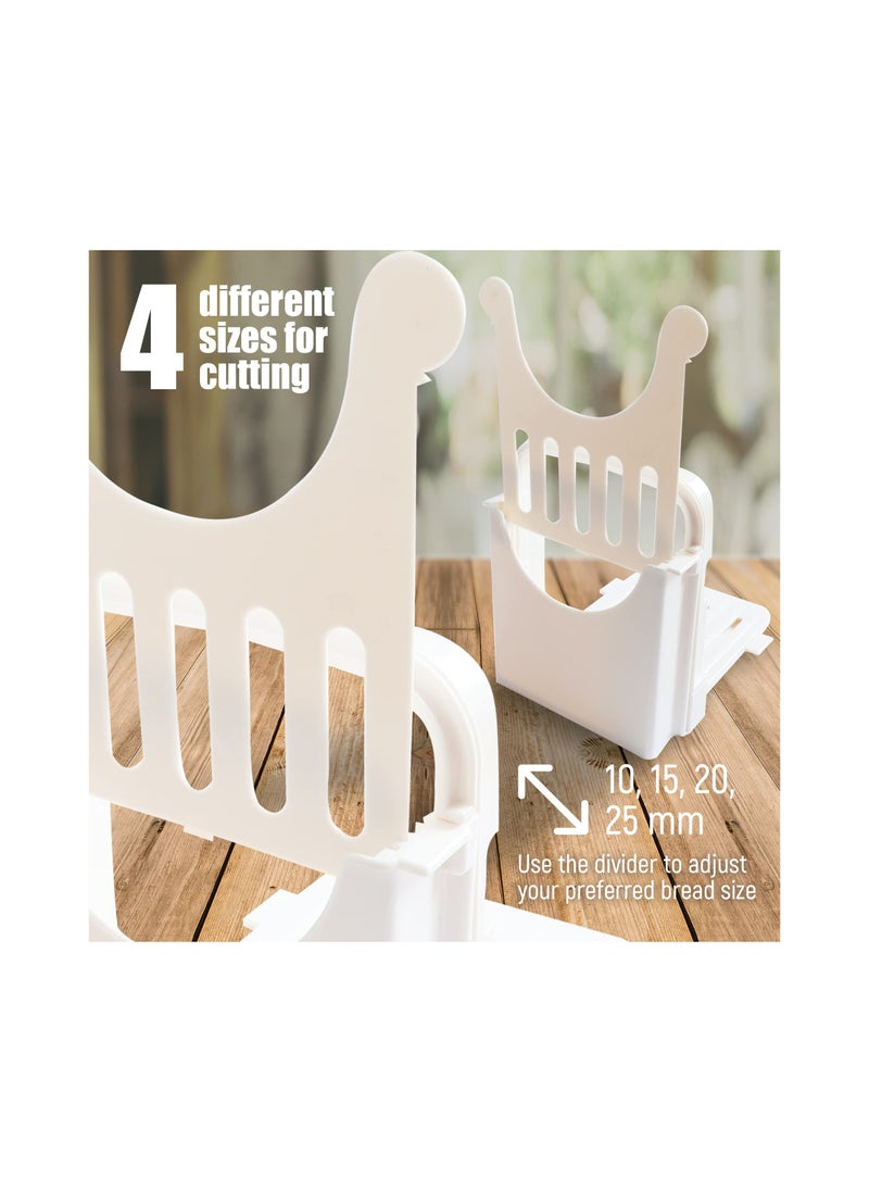 KASTWAVE - 4 Sizes Adjustable Bread Slice Slicer for Homemade Bread Single - Image 1