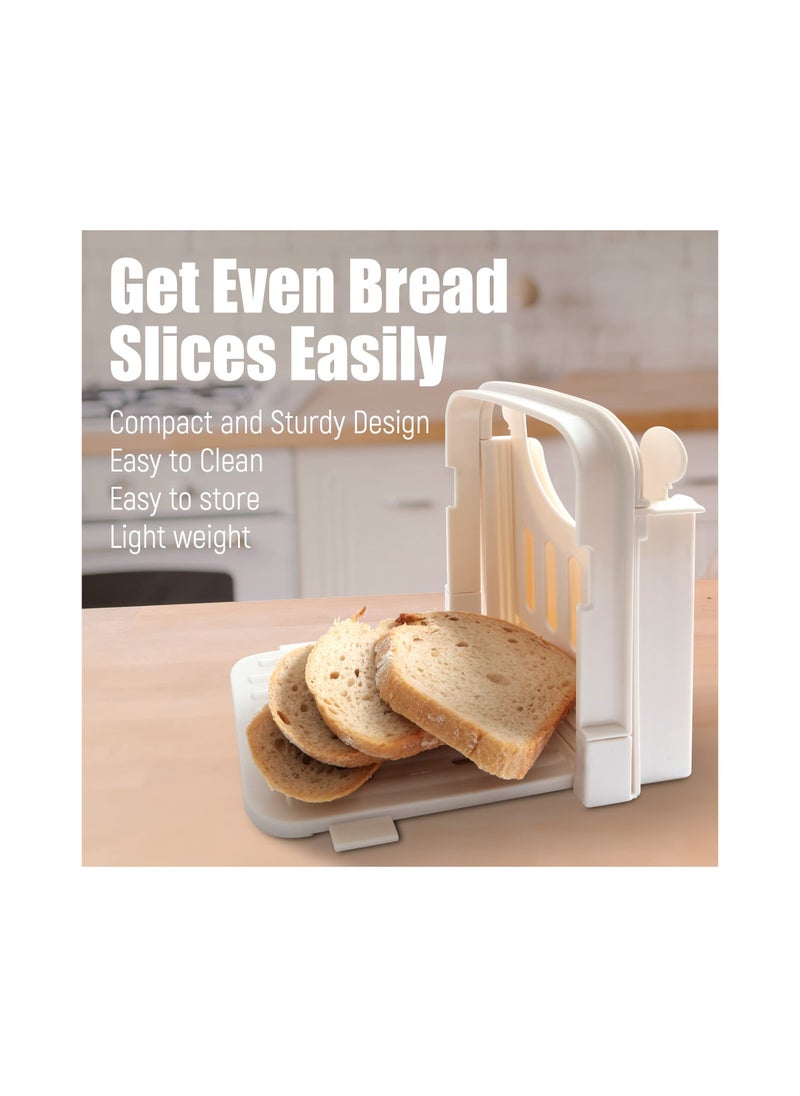 KASTWAVE - 4 Sizes Adjustable Bread Slice Slicer for Homemade Bread Single - Image 1