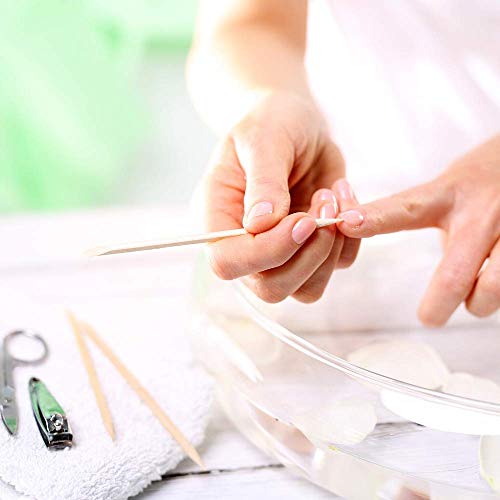 roomir 100PCS Orange Sticks for Nails 4.5 Inch - Wooden Cuticle Pusher Remover Set - Non-Toxic, Skin-Safe - Wood Tools for Manicure Pedicure - Disposable Set for Home Salon - Wont Break Easily. - Image 5