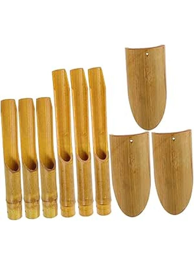 Bamboo Wind Chime Tubes DIY Craft Kit Replacement Parts Garden Decor - Image 1