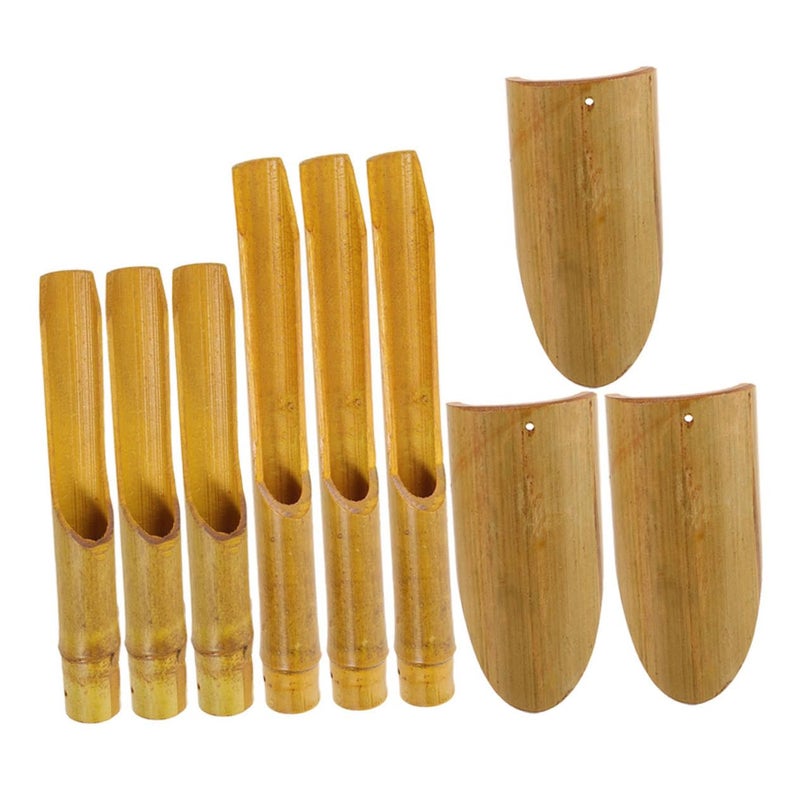 Bamboo Wind Chime Tubes DIY Craft Kit Replacement Parts Garden Decor - Image 2