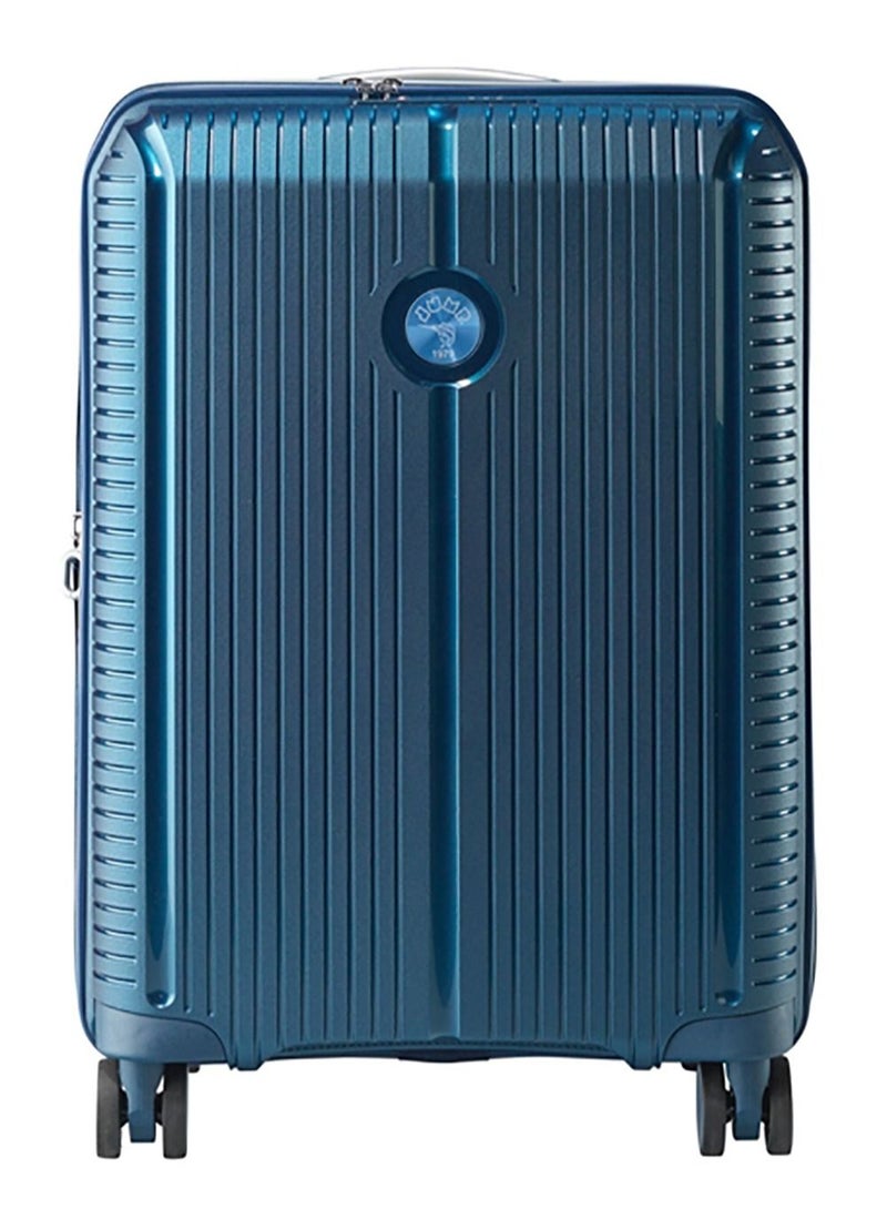 Jump Sondo Polypropylene Hard Expandable Carry-on Luggage Suitcase Trolley Cabin Size Small 55cm Blue - Image 2