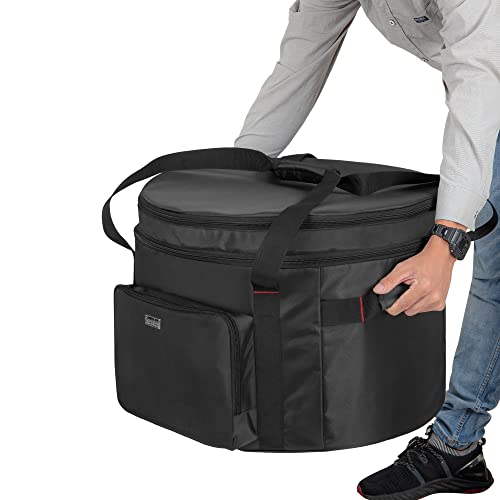 samdew Double-layer 19 In Fire Pit Bag Compatible with Outland Firebowl 893 870 823 Propane Gas Fire Pit, Fire Bowl Carry Case Compatible with Ciays 19 Inch Firebowl, Bag Only (Patented Design) - Image 4