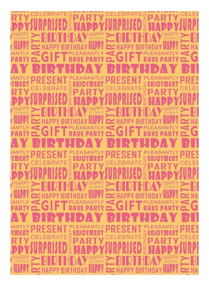 زيمي ورق هدايا كرافت سميك بطابع عيد ميلاد سعيد، ١٠ ورقات | ورق تغليف هدايا بعبارات إنجليزية، ٧٠×٥٠ سم | ورق تغليف هدايا إبداعي لحفلات أعياد الميلاد، ورق كرافت أصفر متين، مادة صديقة للبيئة - Image 5