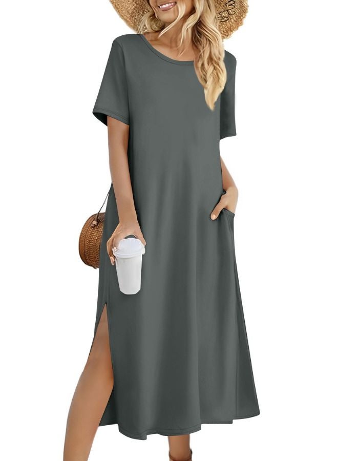 Tepveisoy Women's Fashion Summer Dresses Casual Beach Dresses One Piece Dress Slim Holiday Dress  - Image 1