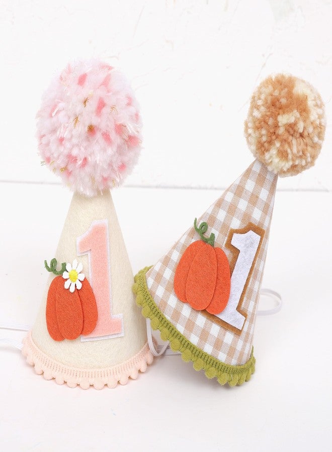 Agkvw Pumpkin 1st Birthday Hat for Boys - Fall Boy’s 1st Birthday Decoration, 1st Birthday Hat, First Birthday Decorations Boy - Image 4