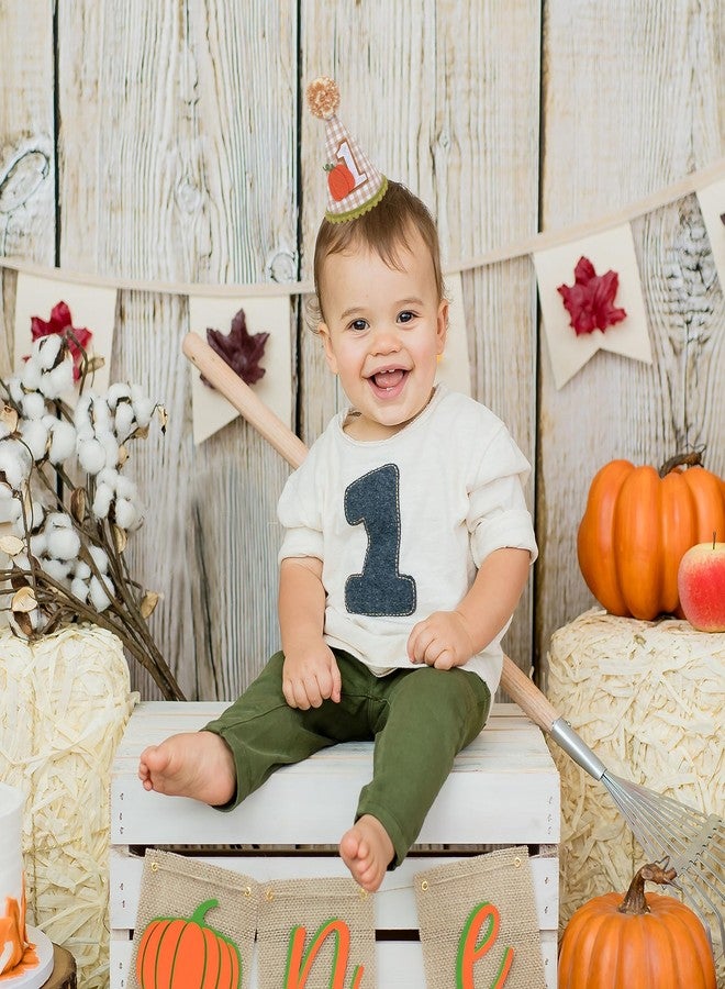 Agkvw Pumpkin 1st Birthday Hat for Boys - Fall Boy’s 1st Birthday Decoration, 1st Birthday Hat, First Birthday Decorations Boy - Image 3