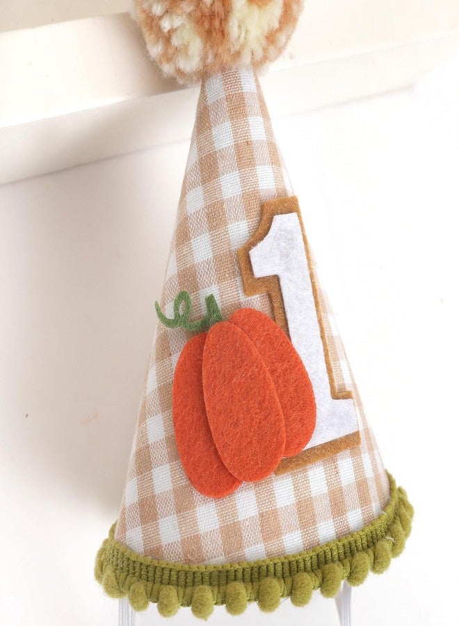 Agkvw Pumpkin 1st Birthday Hat for Boys - Fall Boy’s 1st Birthday Decoration, 1st Birthday Hat, First Birthday Decorations Boy - Image 5