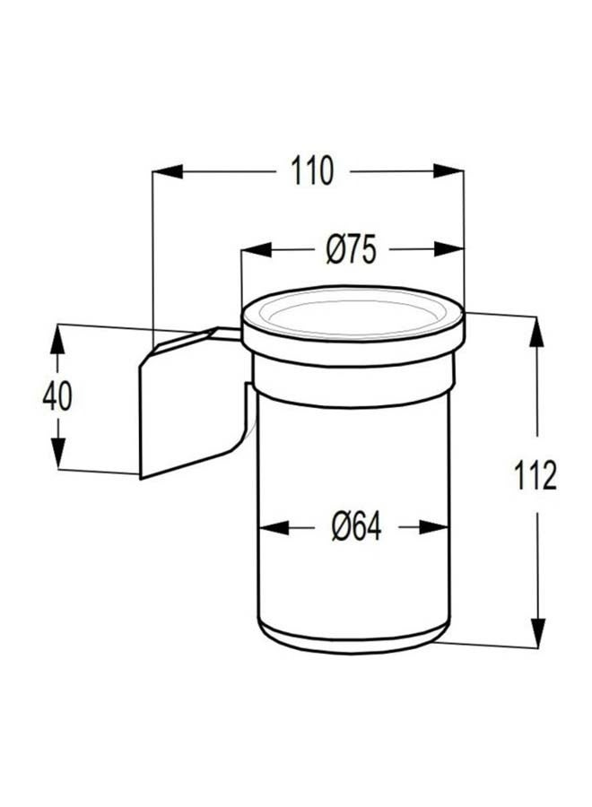 KLUDI Cup Holder 11×11 cm -Silver  - Image 2