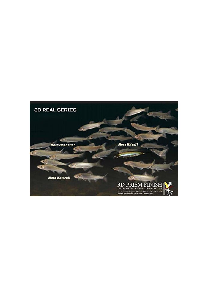 YO-ZURI 3Dr Minnow (Sp) 70Mm - Real Rainbow Trout Color - Image 3