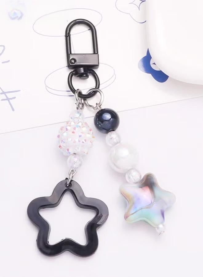 7 PCS Mini Star Phone Charms, Star Key Chains for Car Keys Star Keychain Accessories, Cell Phone Charms Accessories for Phone Bag Keychain Airpods Camera Pendants Backpack Decor - Image 2