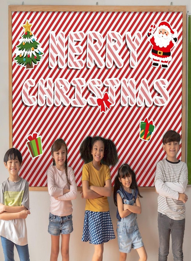 Cinrobiye Bulletin Board Roll Reusable Non-Woven Fabric Background Roll Waterproof Erasable Fade Resistant Wrinkle Poster for Home Classroom Decor Crafts Wrapping (Red&White) - Image 4