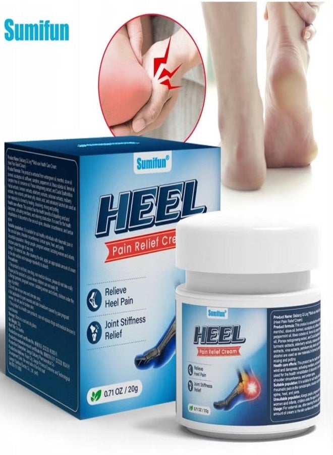 Sumifun كريم مسكن للألم لآلام الكعب والمفاصل والعضلات، تخفيف آلام المشط 20 جرام - Image 1
