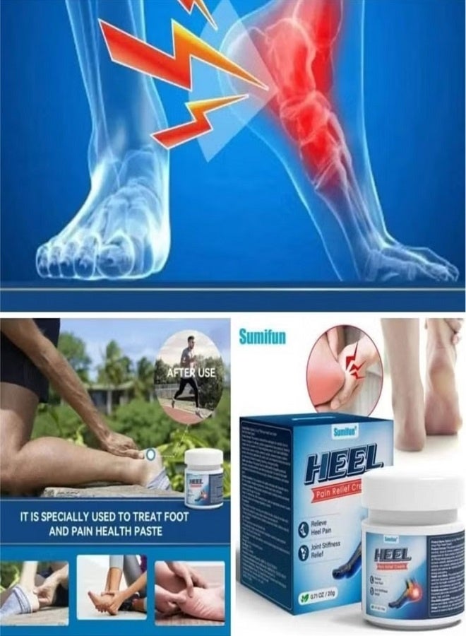 Sumifun كريم مسكن للألم لآلام الكعب والمفاصل والعضلات، تخفيف آلام المشط 20 جرام - Image 3