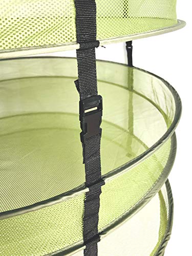 HORTIPOTS Hanging Drying Racks 2 FT Mesh Herb Dryer for Herbs and Clothes (2 FT Diameter, Green) - Image 4
