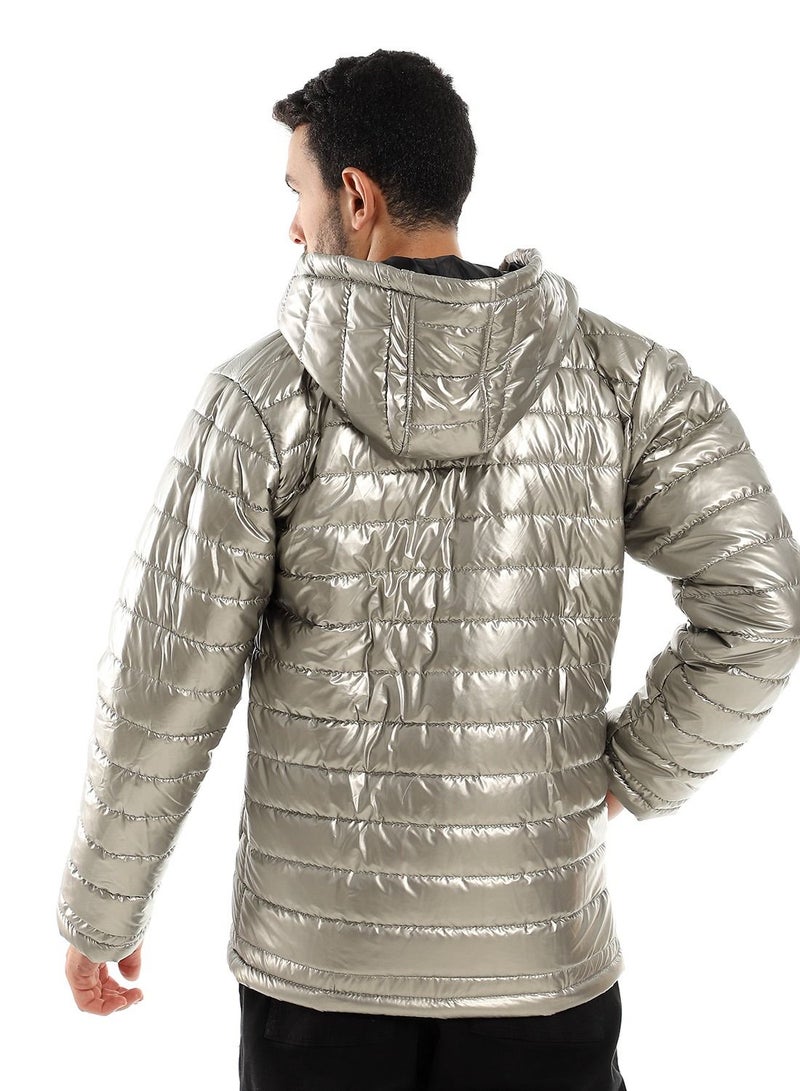 Caesar Mens Capotene Lining Jacket With Zipper  - Image 3