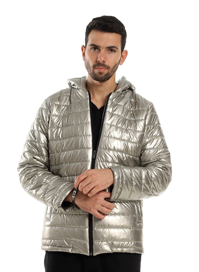 Caesar Mens Capotene Lining Jacket With Zipper  - Image 1