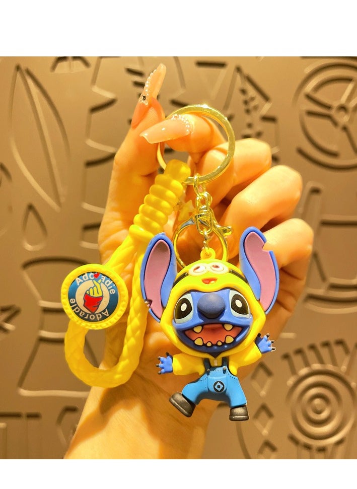 EHOME Stitch Charm Cartoon Keychain Funny Looks  - Image 1