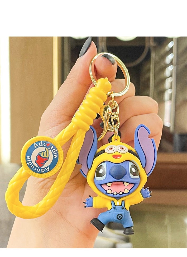 EHOME Stitch Charm Cartoon Keychain Funny Looks  - Image 2