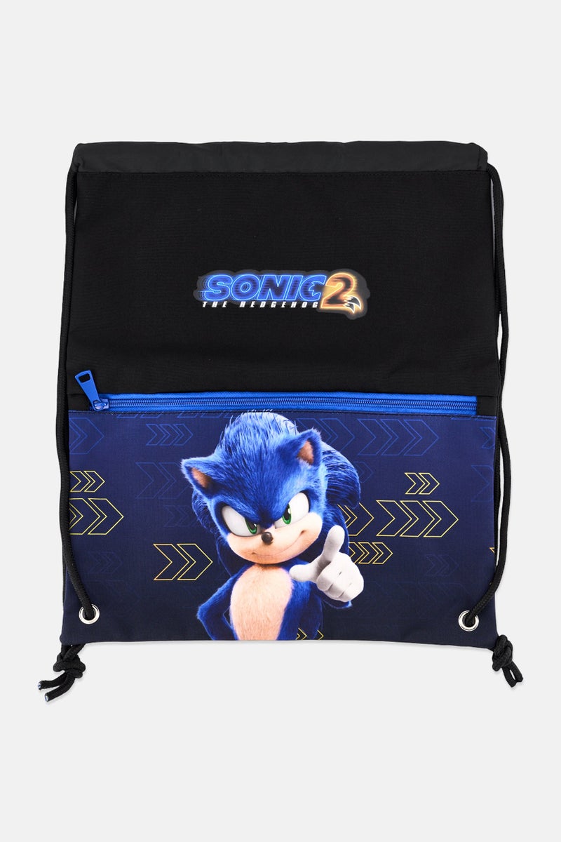 SONIC Kids Boy Graphic Print Shoe Bag, Multicolor - Image 1