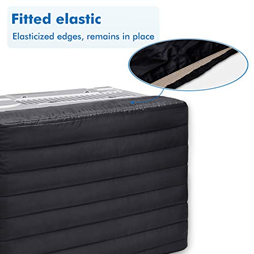 Brivic Indoor Air Conditioner Cover AC Cover for Inside Window Unit 25 x 17 x 3.5 inches(L x H x D),Black - Image 5