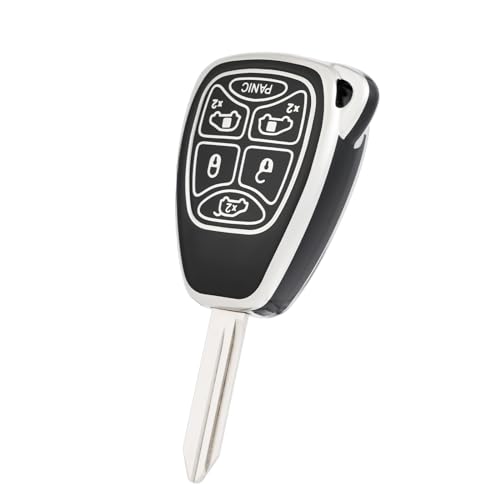 CHATYYD Key fob Cover for Dodge Soft TPU Car Key Cover Case for Dodge Grand Caravan Chrysler Town Country 20042007 Accessories6 Buttons - Image 1
