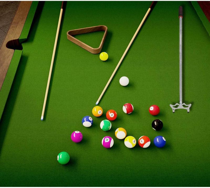 Pool Cue Bridge: 32 Cm To 1.5 M Extendable Stainless Steel Bar - Weighted Stable Head, Sweat-Absorbing Sponge Grip For Billiards, Snooker Home Or Club Play - Image 4