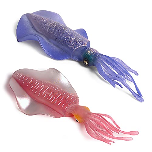 DOYIFUN Realistic Reef Squid Model Toys Simulated Sea Life Animals Figurine Collection Sea Creature Science Educational Props - Image 1
