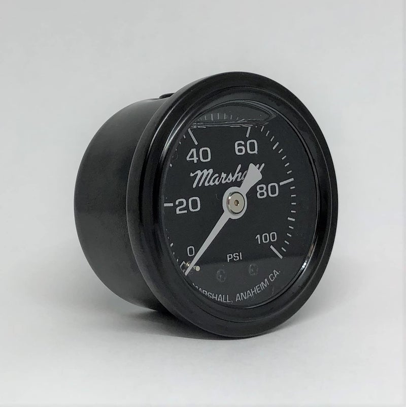 Marshall Instruments MSB00100 Liquid Filled Fuel/Oil Pressure Gauge Black - Image 3