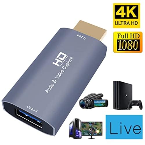 MICROWARE 4K Video Capture Card for HDMI-Compatible Male to USB Female Adapter 1080P Live Video Strea-ming Game Recorder (Z51 Video Capture Card) - Image 3
