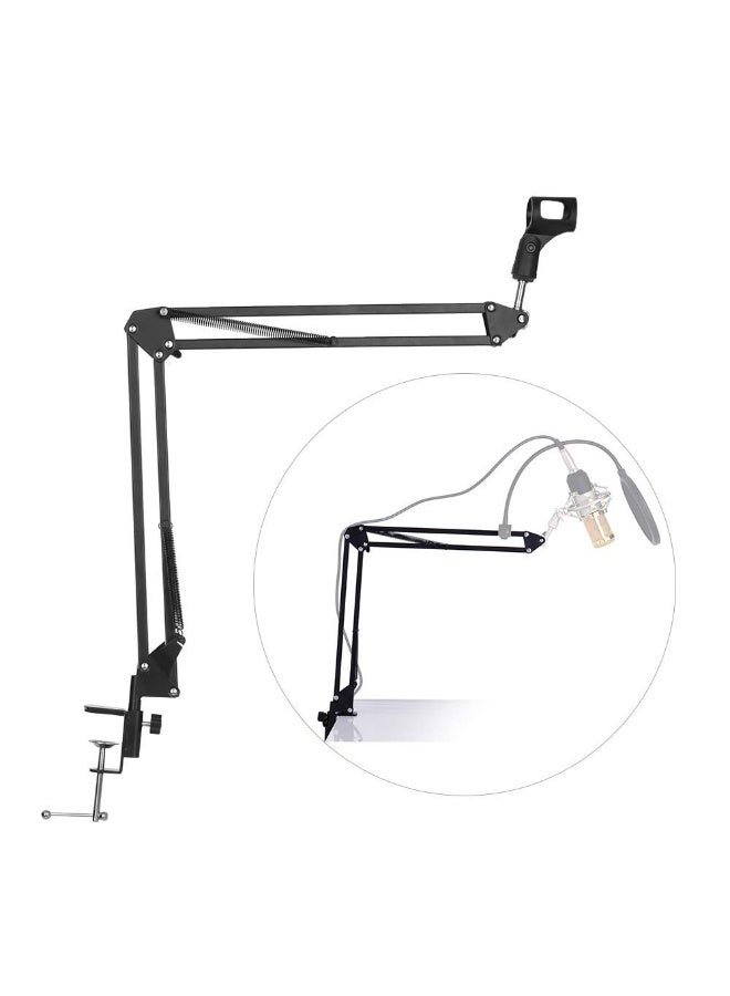 Adjustable Microphone Arm Stand with Desk Mount Clamp – Professional Boom Arm for Recording, Streaming & Podcasting - Image 4