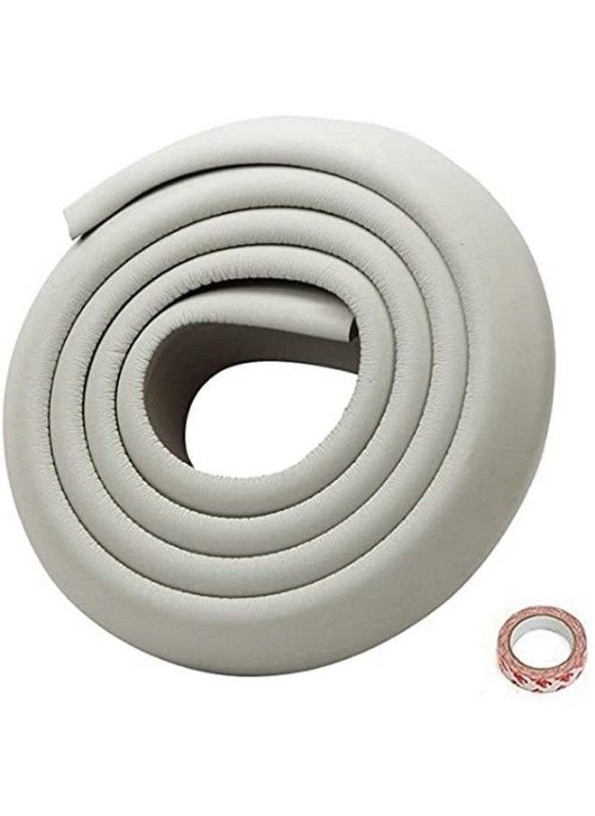 Leeonz Baby Proofing Edge Protector Soft Rubber Foam Table Bumper Guard 3M Taped Corners 6 Ft Edge Grey;Gray Heavy Duty  - Image 1
