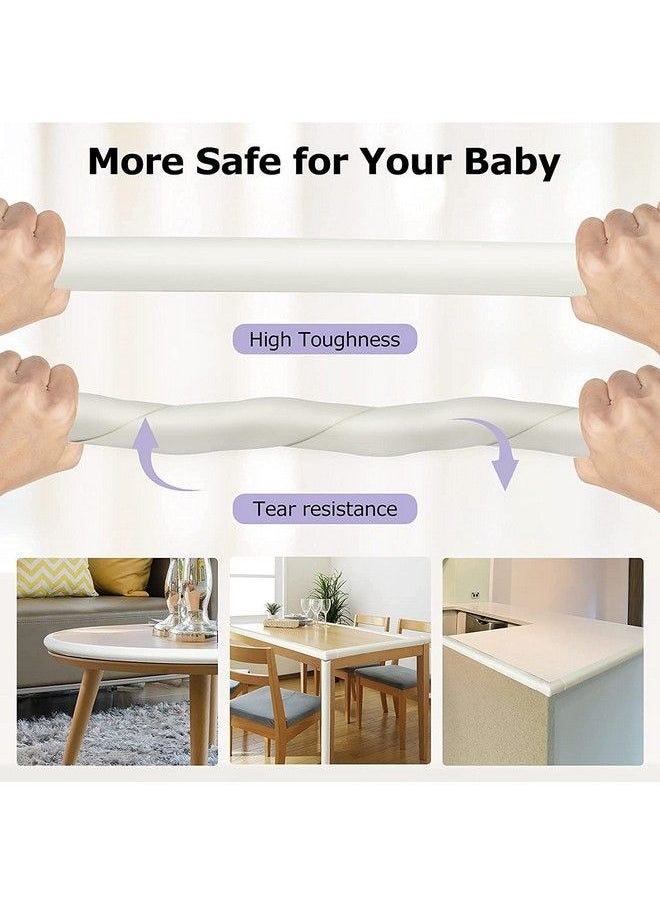 Leeonz Baby Proofing Edge Protector Soft Rubber Foam Table Bumper Guard 3M Taped Corners 6 Ft Edge Grey;Gray Heavy Duty  - Image 5