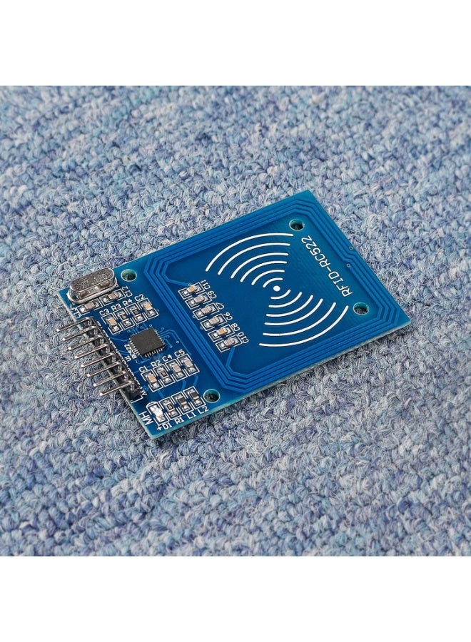 فيلارو مجموعة قارئ بطاقات IC بتقنية RFID RC522 مكونة من 3 قطع مع موصلات دبابيس (لا حاجة للحام)، وبطاقات IC فارغة، وحلقات مفاتيح لتعلم تطوير الإلكترونيات ووحدات التحكم الدقيقة. - Image 5