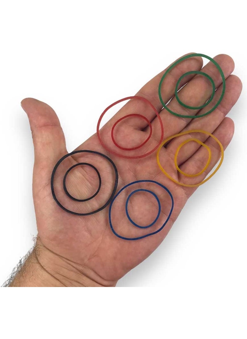Ekoset Mixed Size and Color Thin Package Elastics 5000 Pieces 5 Colors 40 and 70 mm  - Image 2