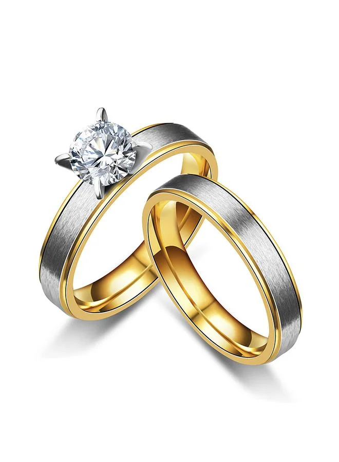 Take Two Pack of 2 - Gold and Silver Ring