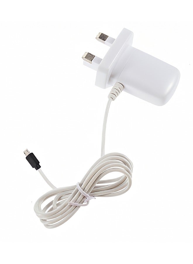 Taimi 3-Pin Fast Charger With Micro USB Cable White  - Image 1