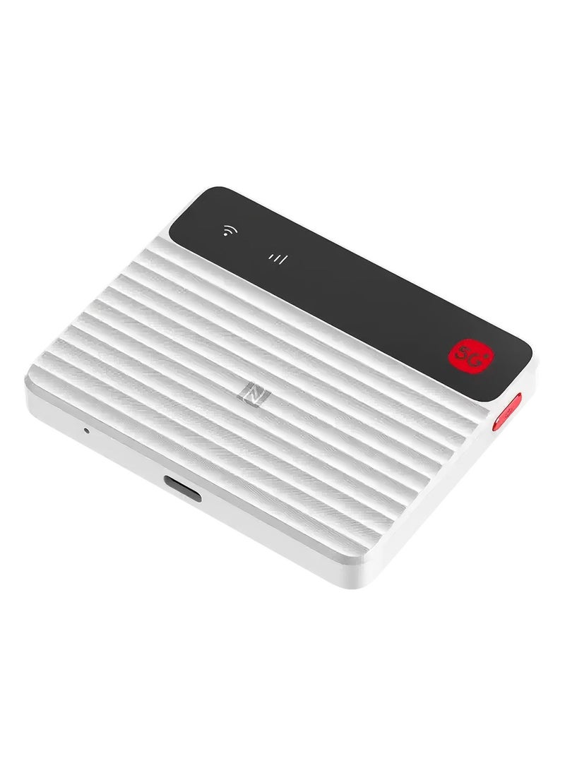 زد تي اي جهاز توجيه محمول 5G F50 Pro، مزدوج النطاق مع Wi-Fi 6، NFC، شريحتين، 2.4 جيجاهرتز + 5 جيجاهرتز، للاستخدام المنزلي، والعمل، والسفر - Image 2