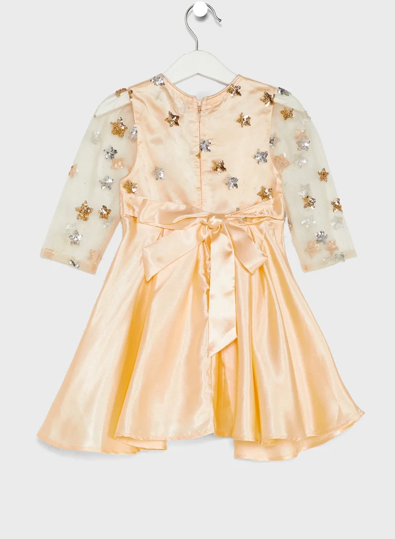 Nautinati Embroidered Partywear Dress