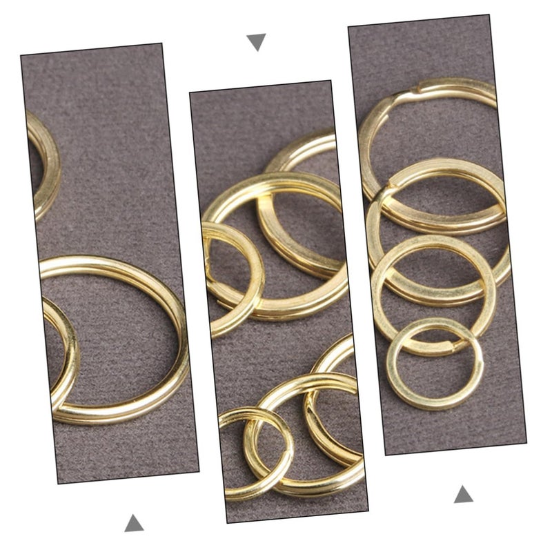 20 Metal Rings Key Holder for DIY Keychain Making Durable Sturdy Keyring Supplies - Image 3