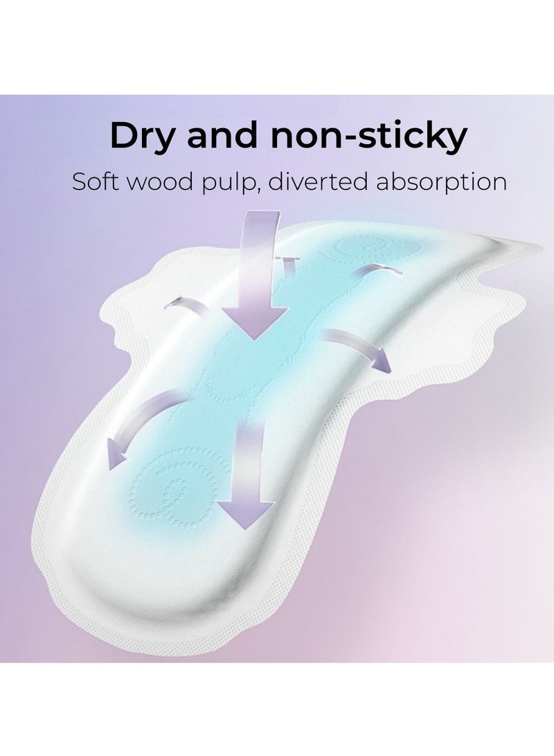 Be a better mom 6 Count Disposable Period Pads for Women - Heavy Absorbency Ultra Soft Period Pads With Wings, Skin Friendly Leak Protection Period Adult Pads 29cm  - Image 3