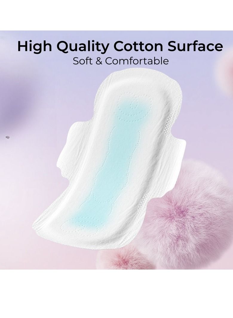 Be a better mom 6 Count Disposable Period Pads for Women - Heavy Absorbency Ultra Soft Period Pads With Wings, Skin Friendly Leak Protection Period Adult Pads 29cm  - Image 5