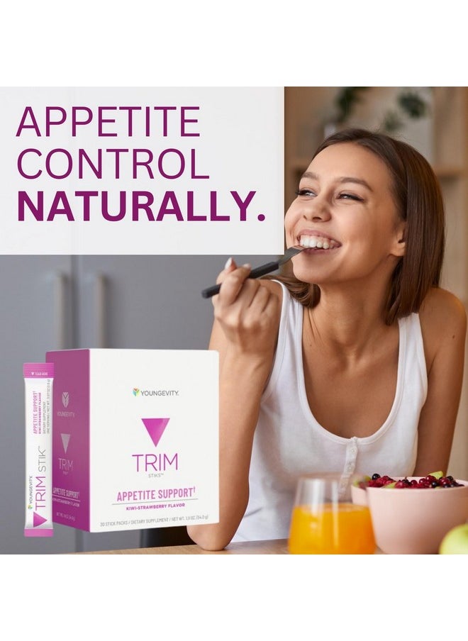 youngevity Youngevity Official Trim Stiks - Kiwi-Strawberry - Support Energy & Focus with Mood Boost - Bioperine & Theobromine Energy Powder - Appetite Support (30 Sticks)  - Image 5