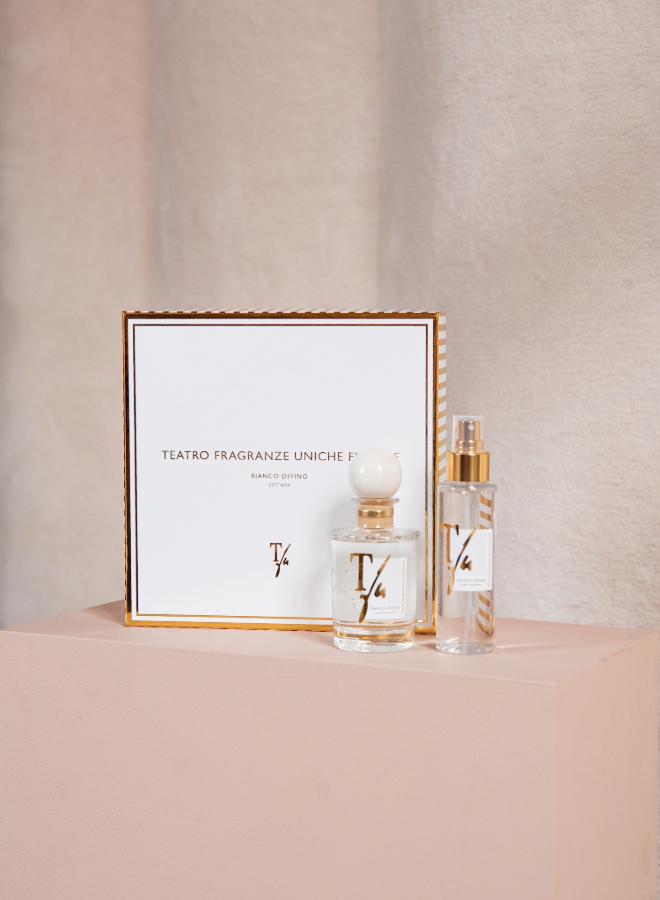 Teatro White Divine Gift Box 100ml Diffuser + 100ml Fabric Spray - Image 4